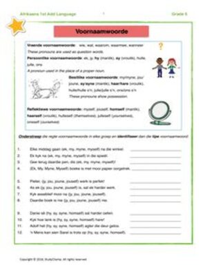 cover image of Grade 6 Afrikaans: Voornaamwoorde
